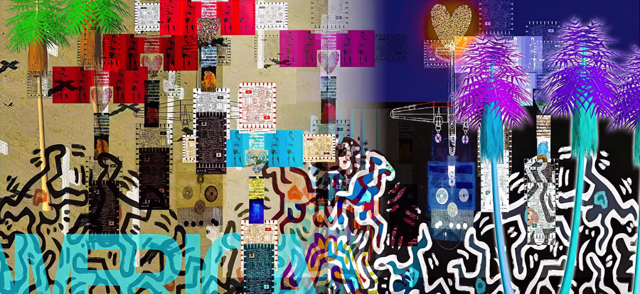 Untitled (Day Night Diptych)