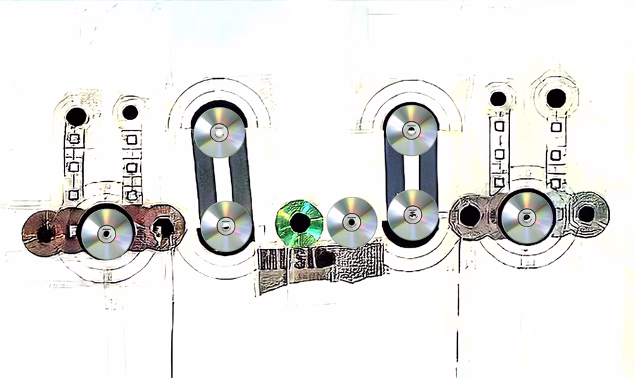 Untitled (CD Formation) 3