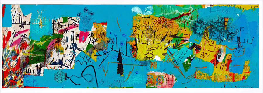 Untitled (Wide Blue Ground)