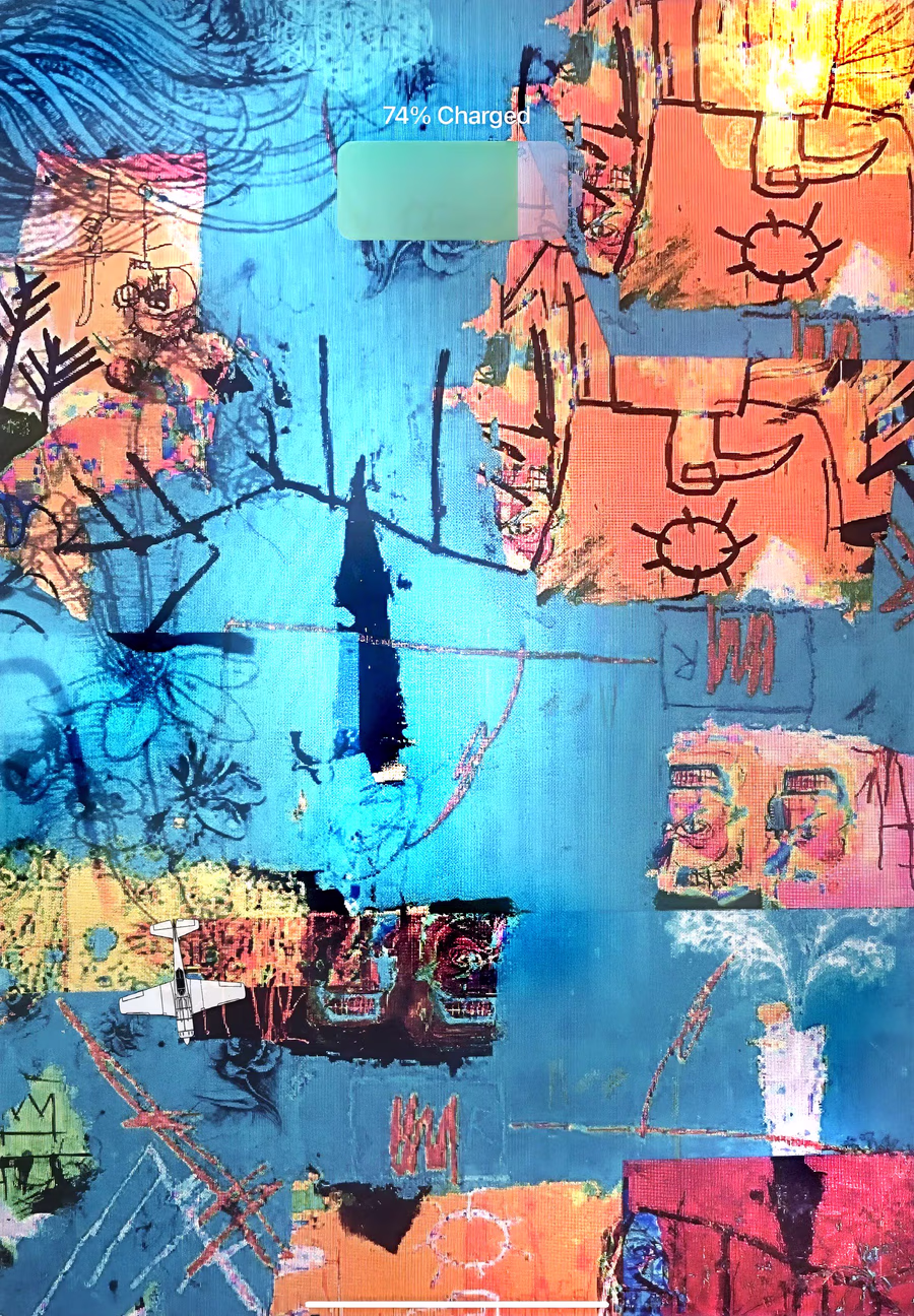 Untitled (Blue Ground Figures) 2