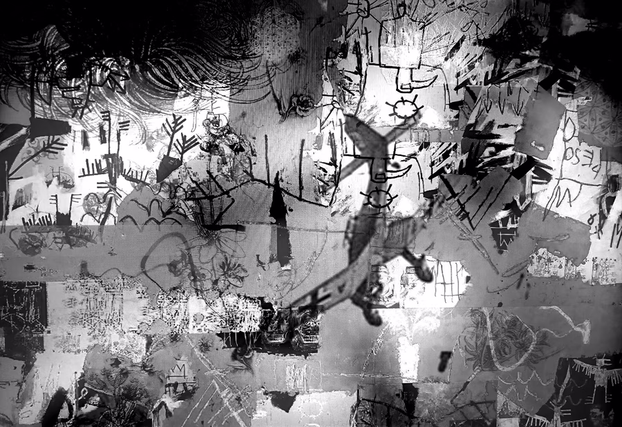 Untitled (Dense Drawn Figures)