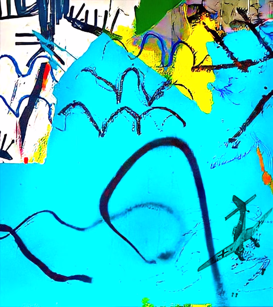 Untitled (Turquoise Field)