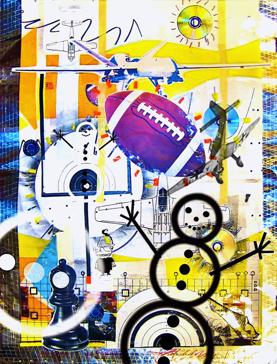 Untitled (Football and Drones)
