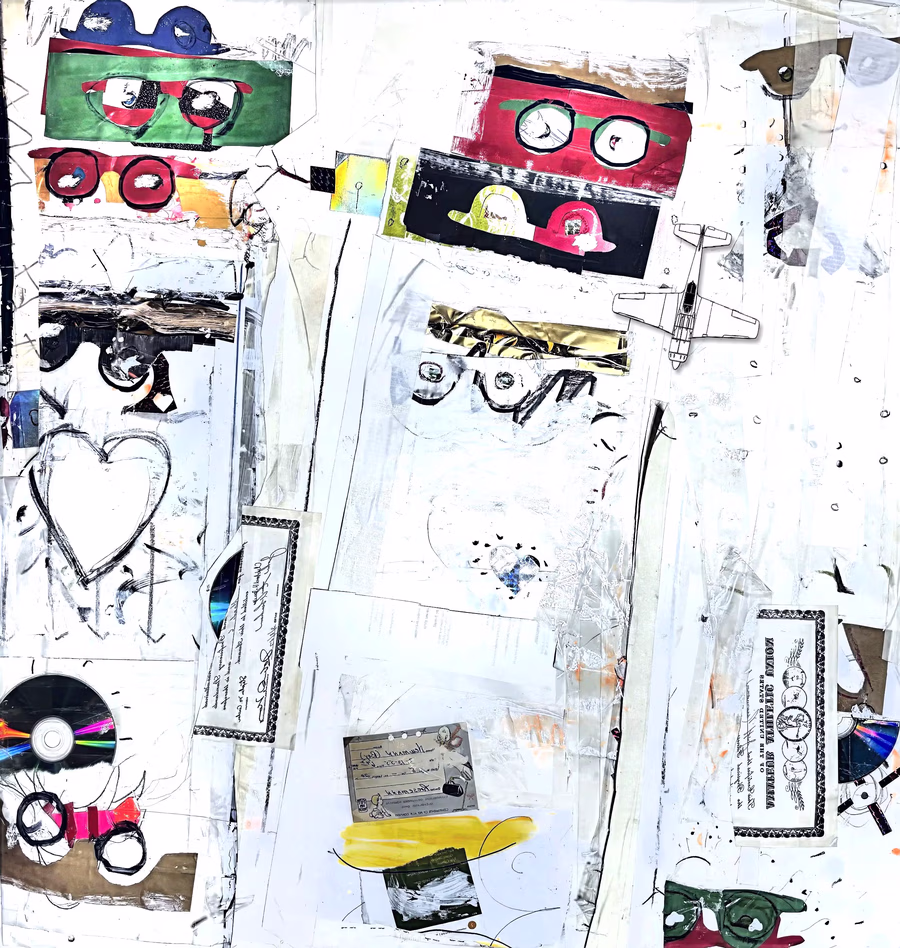 Untitled (Glasses and Planes)