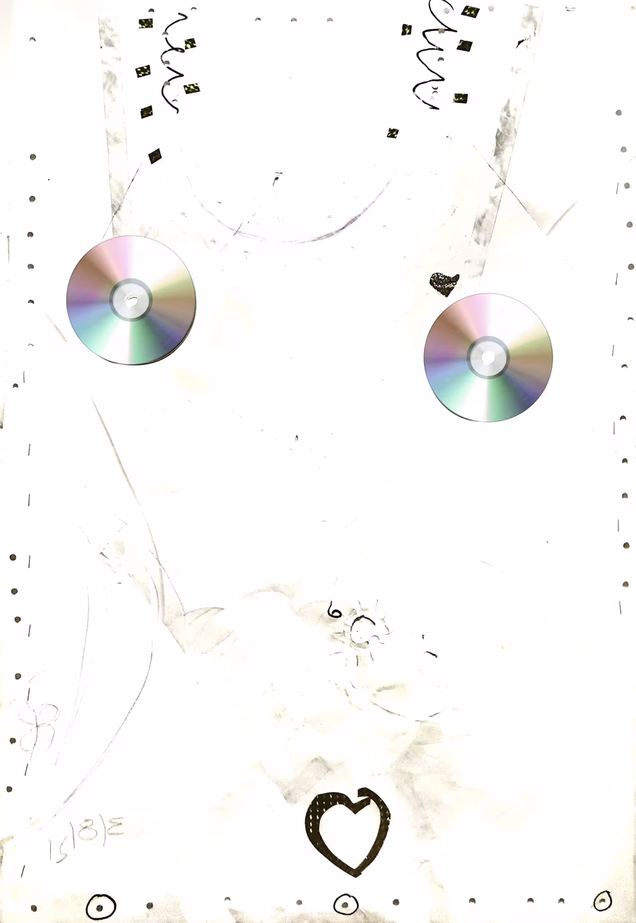 Untitled (Two Discs, Heart) 1