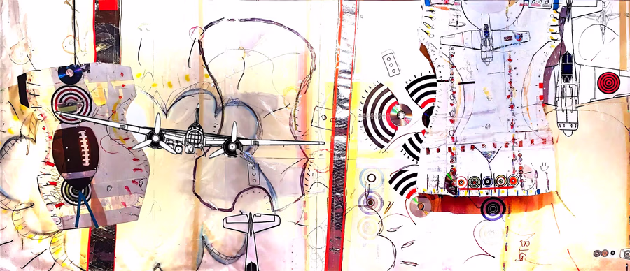 Untitled (Warplanes and Targets) 2