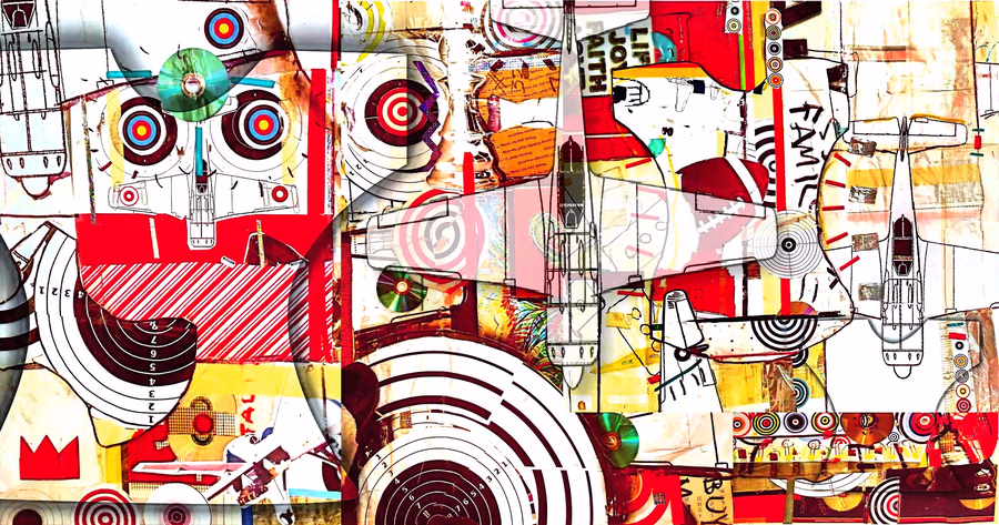 Untitled (Planes and Targets) 2