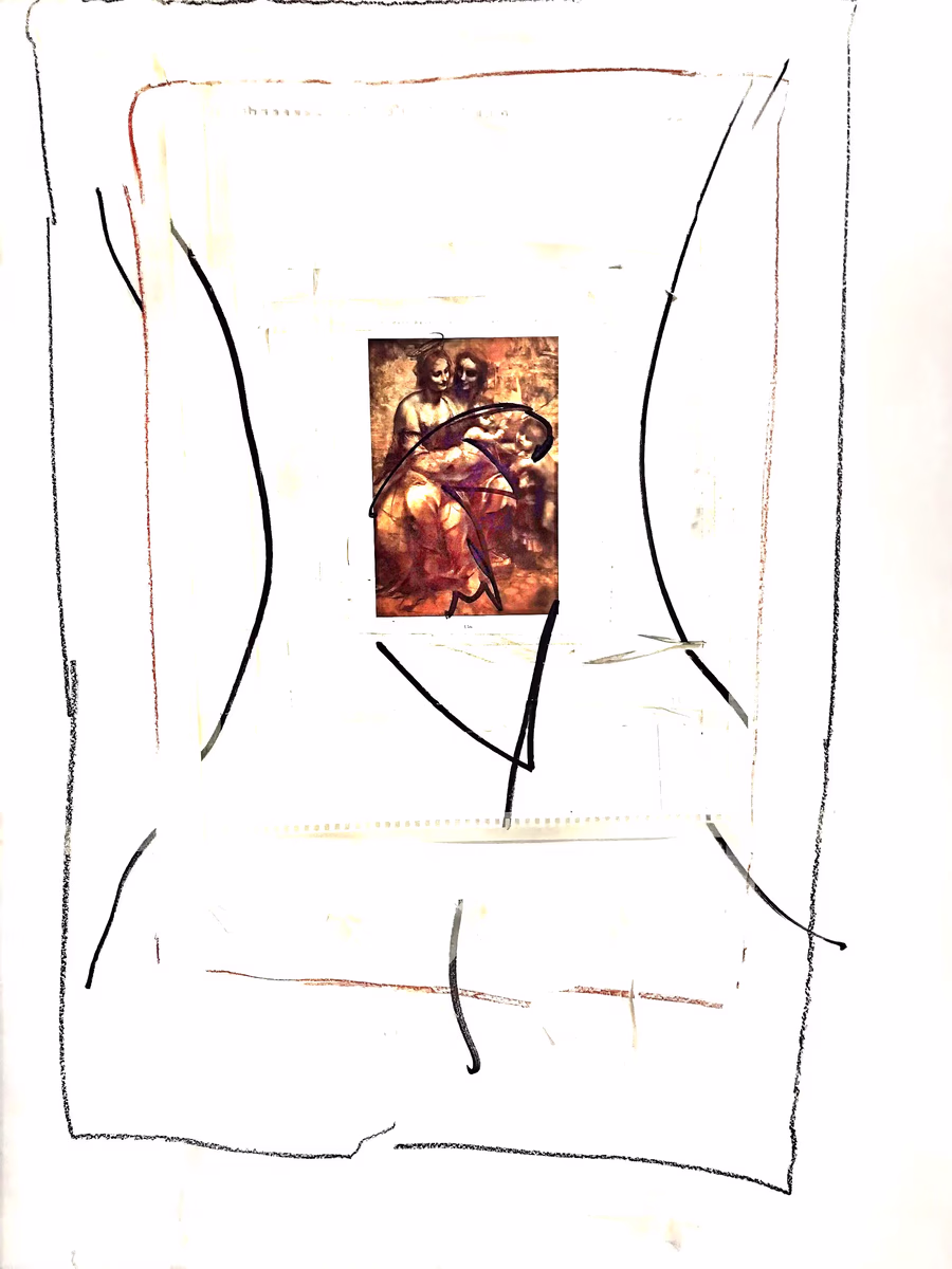 Untitled (Figural Collage Fragment)