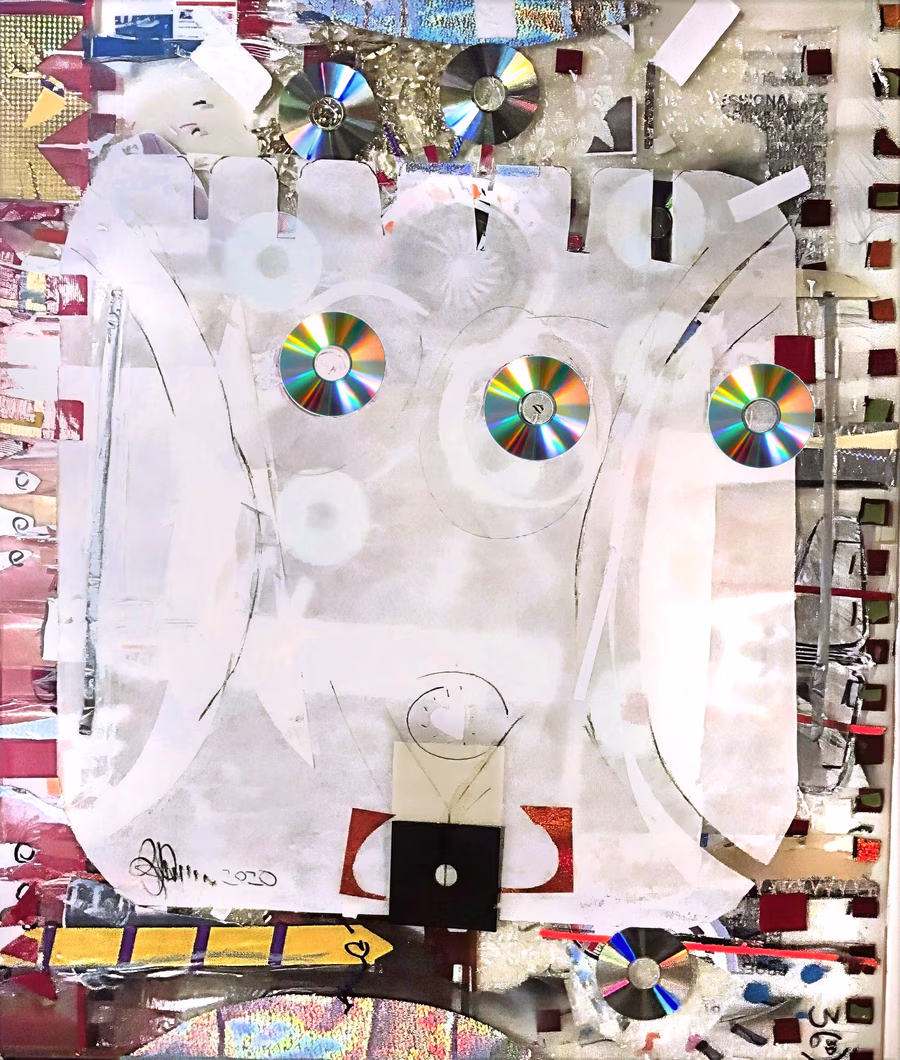 Face with Five Discs