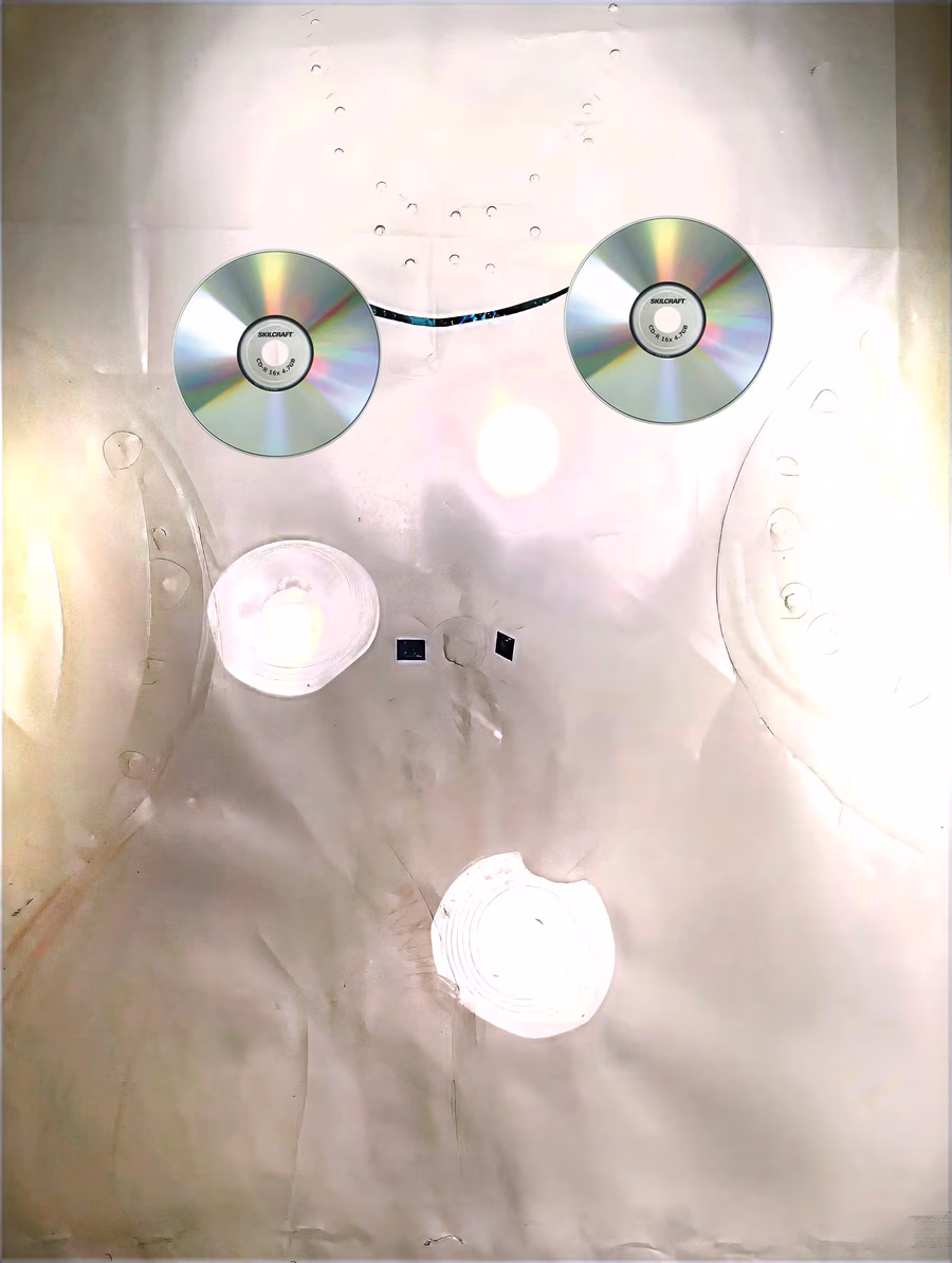 Snowmann in Plastic