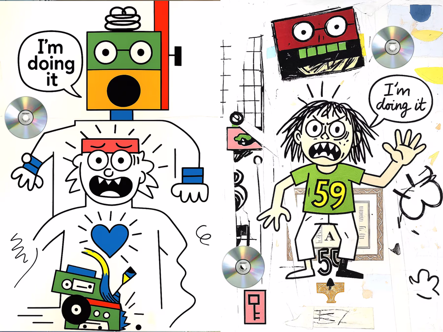 I'm Doing It (Diptych)