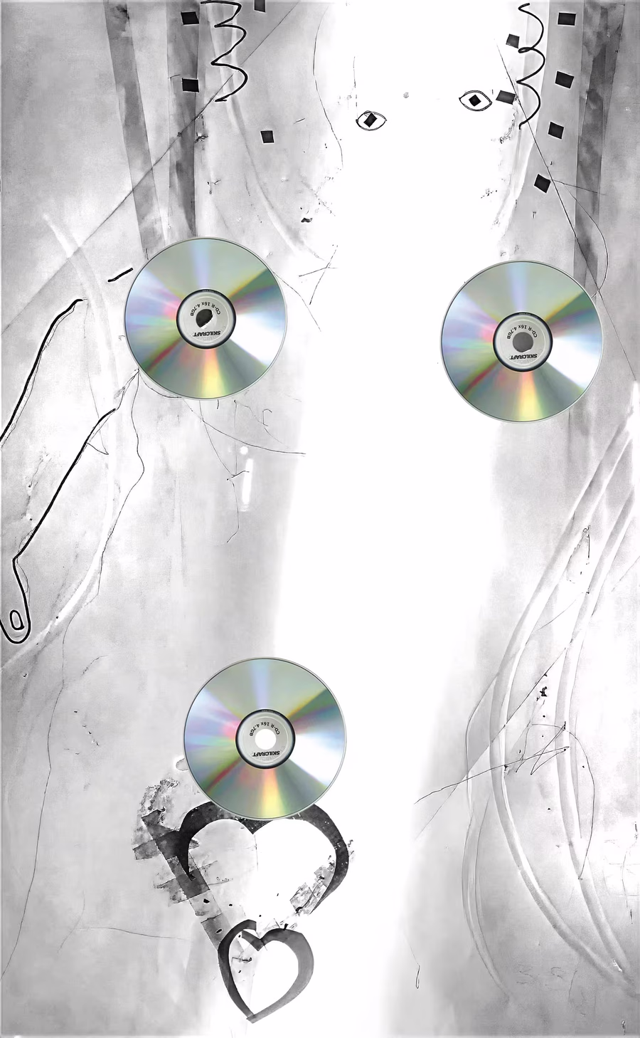 Three Discs with Heart