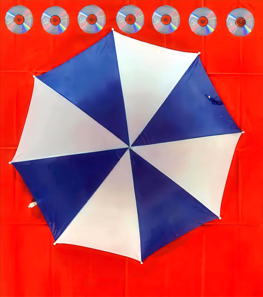 Umbrella with Compact Discs 1