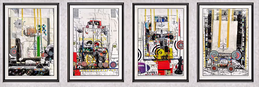 Four-Panel Framed Series 2