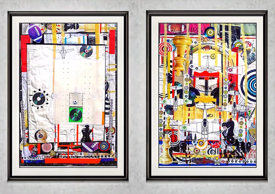 Untitled (Framed Diptych)