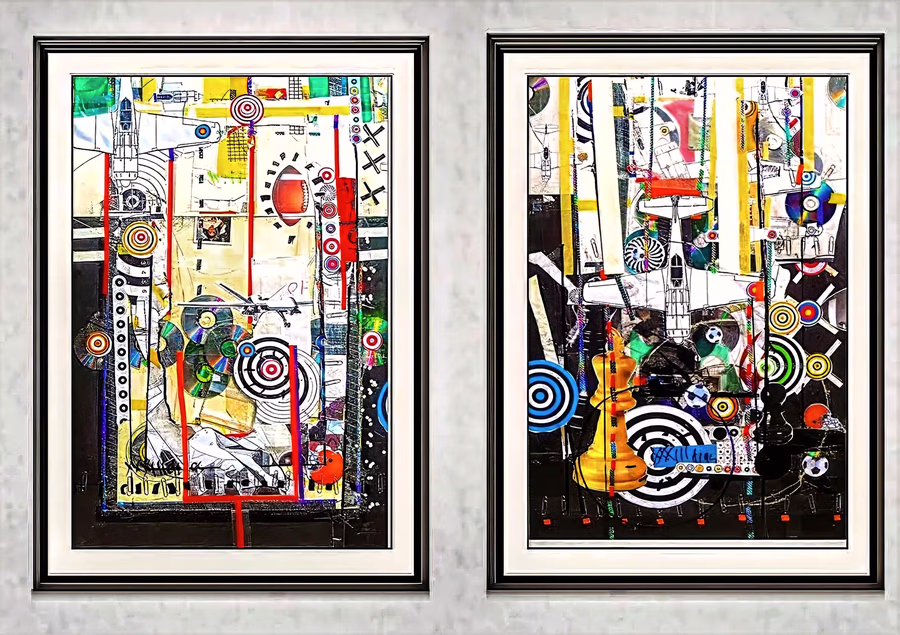 Untitled (Diptych Installation View) 1