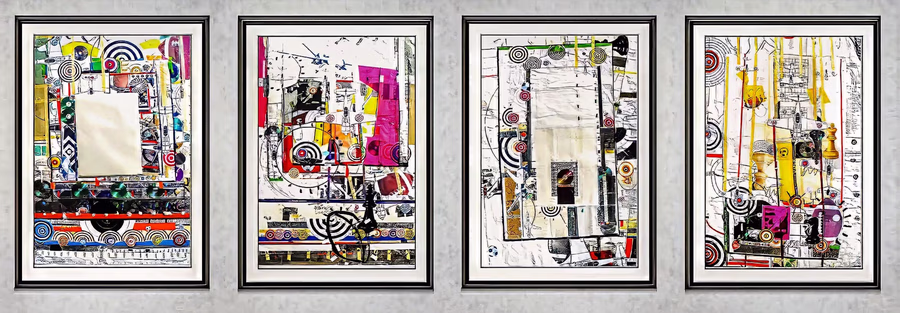Four-Panel Framed Series 3
