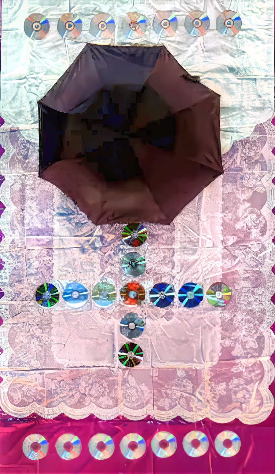 Umbrella with Compact Discs 2