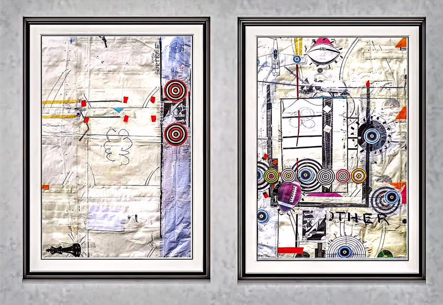 Diptych with Targets V1