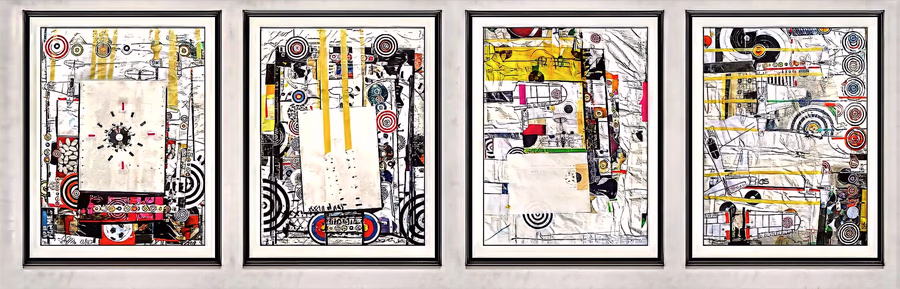 Four-Panel Framed Series 4
