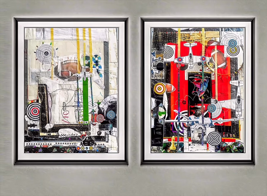 Untitled (Diptych with Targets) 2