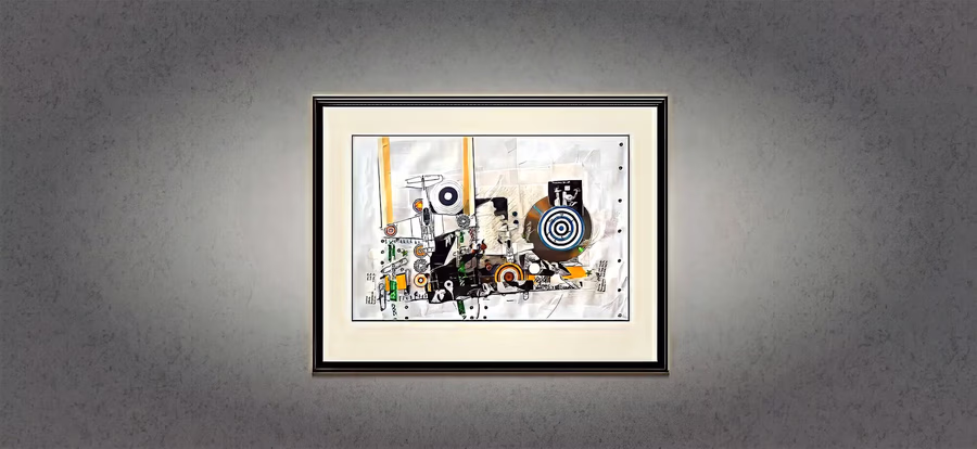 Untitled (Collage with Target)