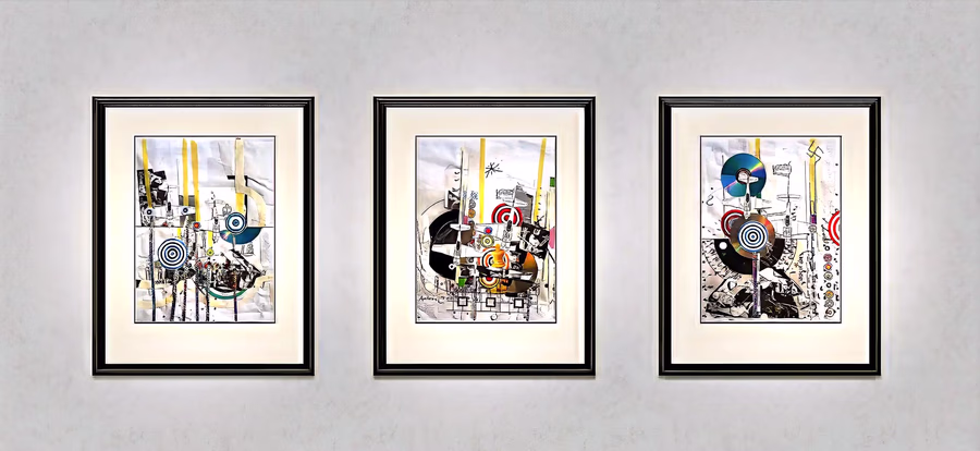 Triptych Installation View 1
