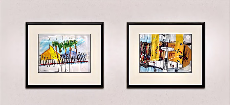 Untitled (Gallery Diptych View) 1