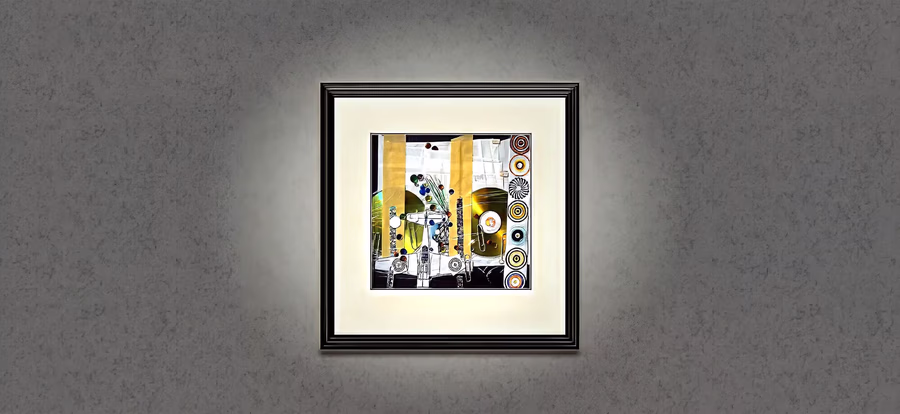 Untitled (Framed Mixed Collage) 1
