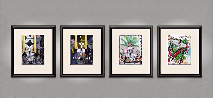 Four Framed Works 2
