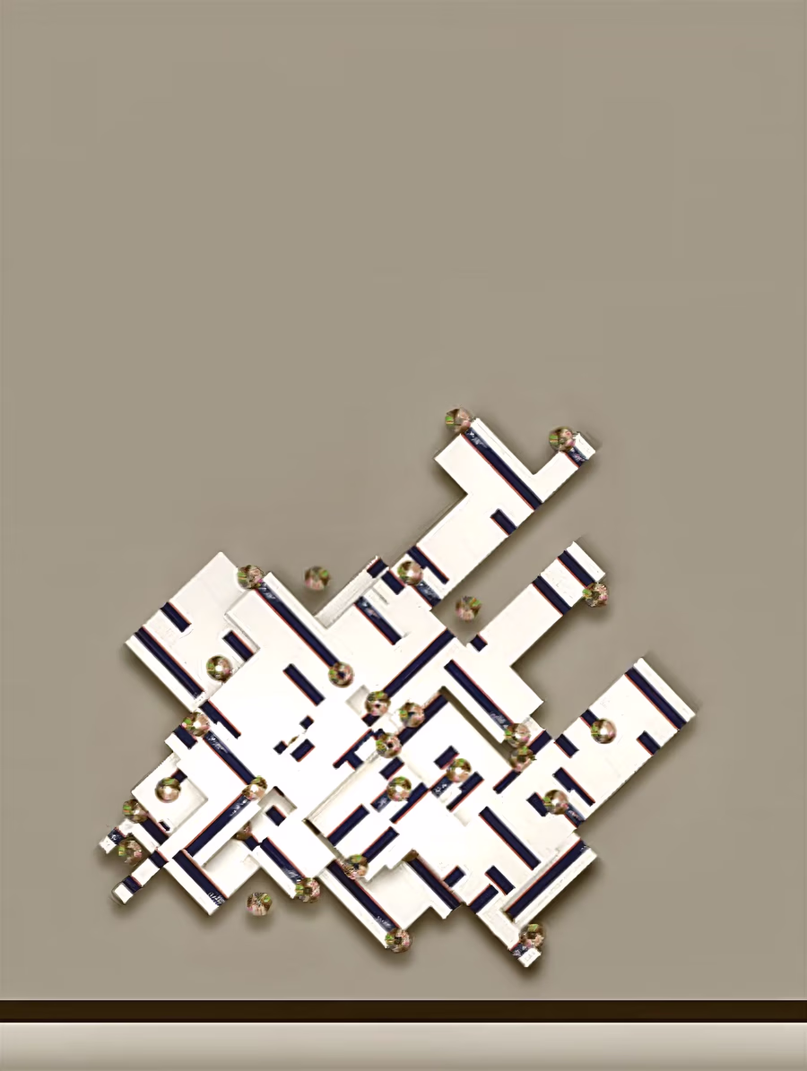 Untitled (Striped Relief)