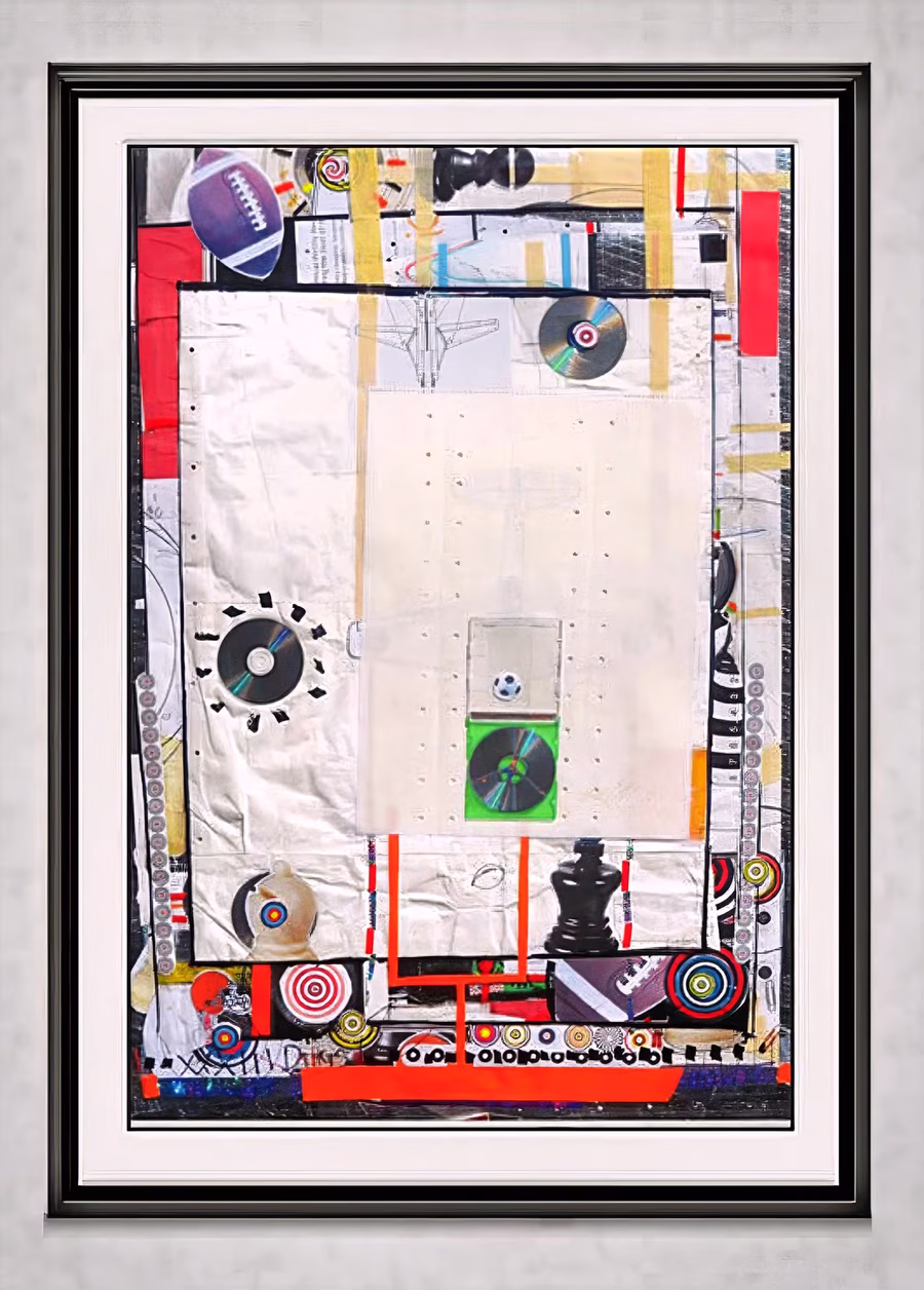 Untitled (Framed Collage Field)