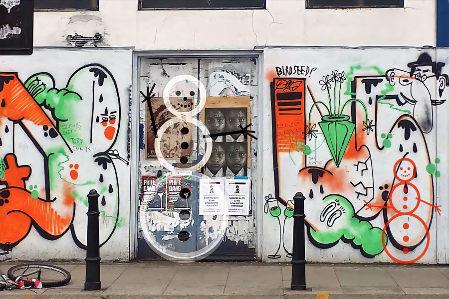 Untitled (Street Mural View) 1