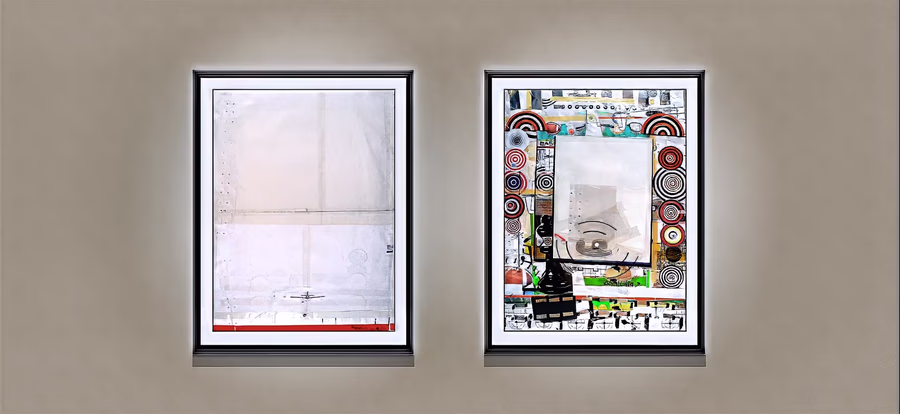 Diptych with Targets V4
