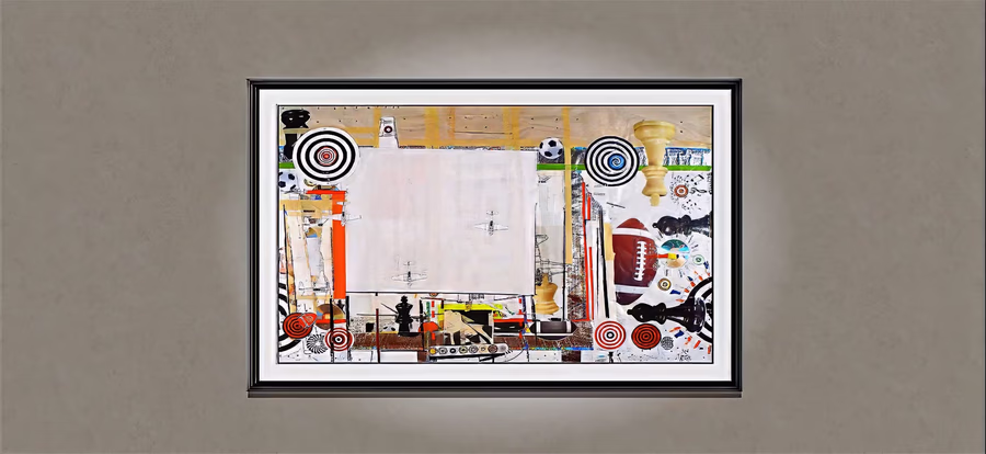 Untitled (Framed Collage Arena)