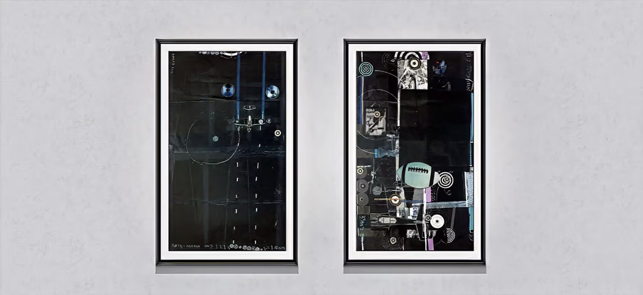 Untitled (Diptych Installation View) 3