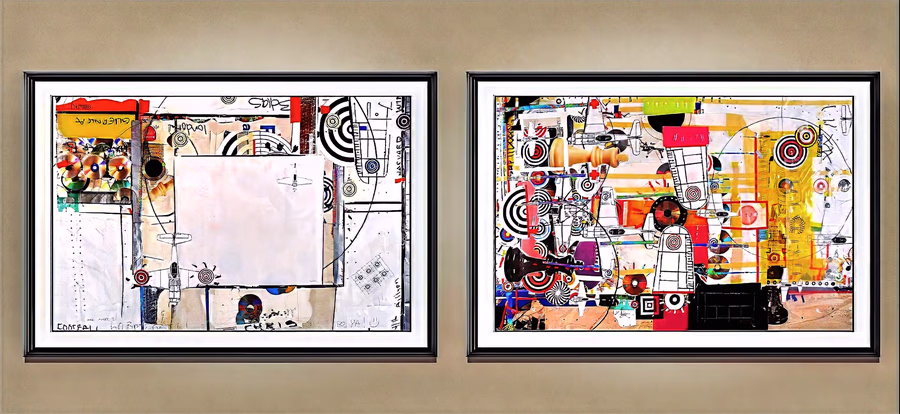 Diptych Installation View 2