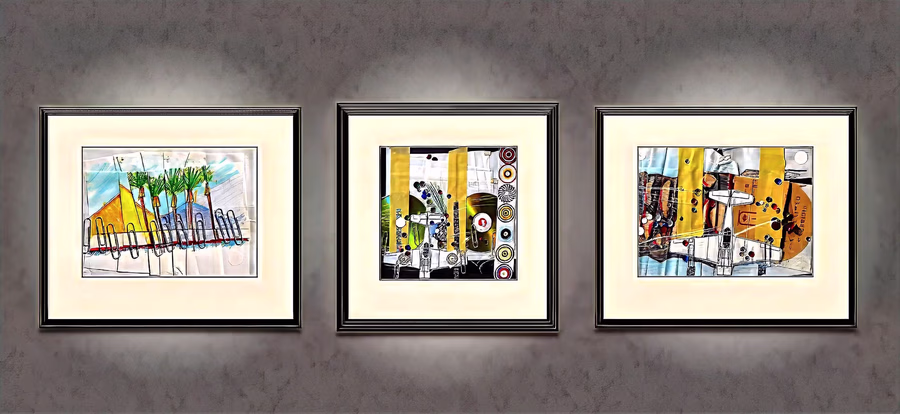 Triptych Installation View 3
