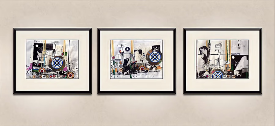 Triptych Installation View 4