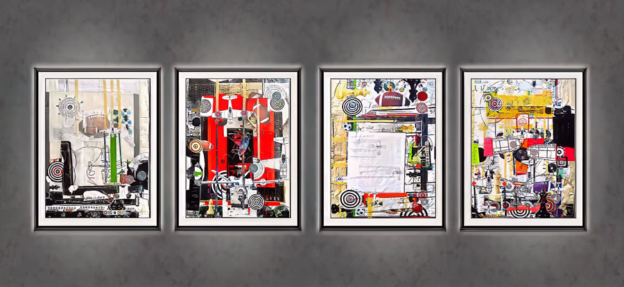 Four-Panel Framed Series 5