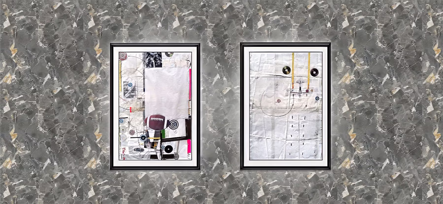 Untitled (Diptych Installation View) 4