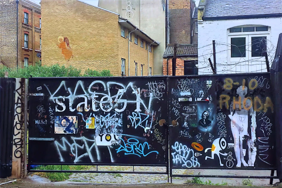 Untitled (Street Gate Tags)