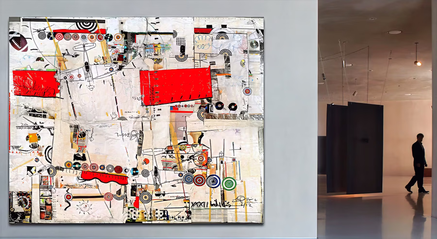 Untitled (Concentric Targets, Red)