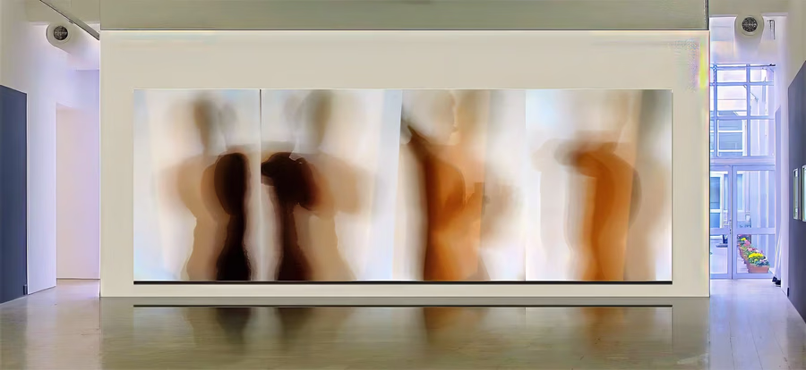 Blurred Figures, Gallery View