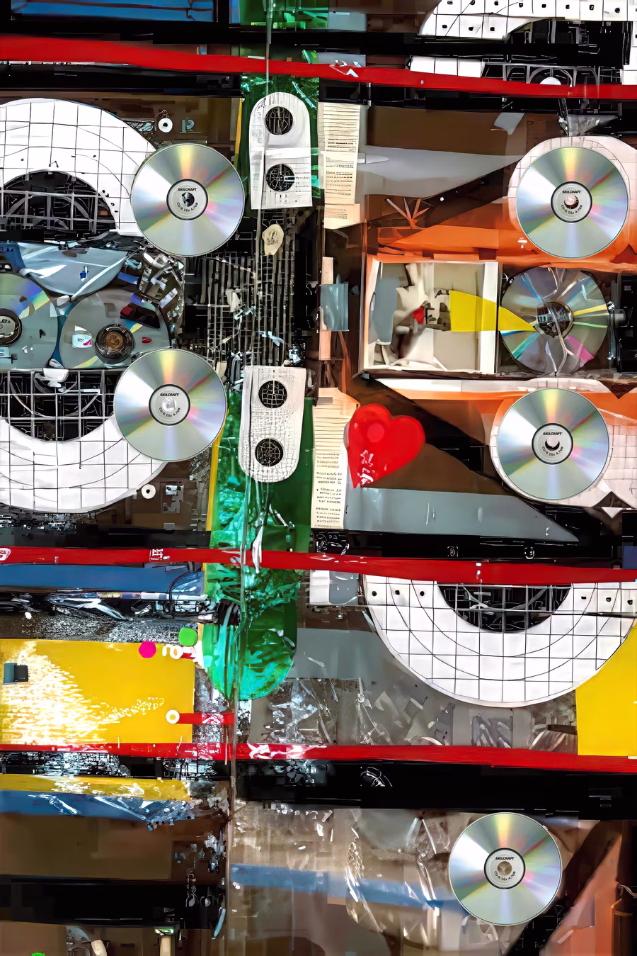 Untitled (CD Grid Array)