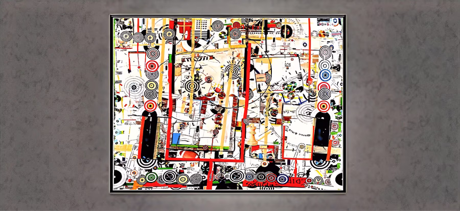 Untitled (Target Grid Collage)