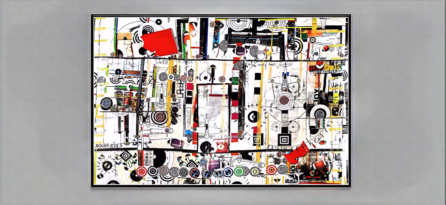 Untitled (Dense Collage Field)