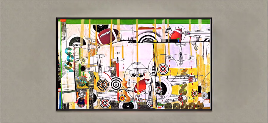 Untitled (Planes, Targets, Footballs)