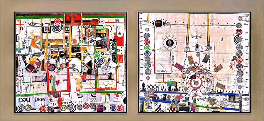 XXI Días Diptych