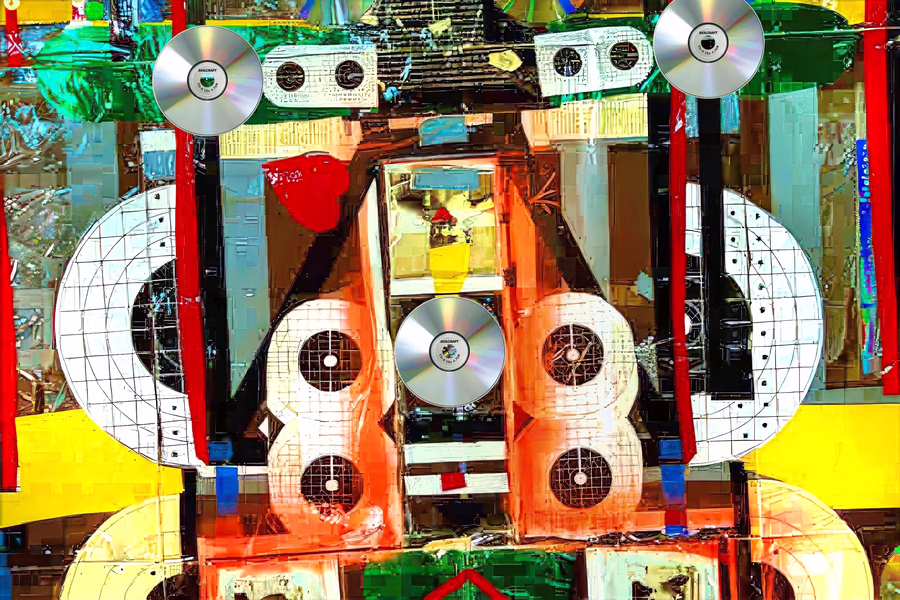 Untitled (CD Formation) 7